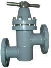 Клапан запорный сильфонный фланцевый ручной 14с17п DN 150 PN 1,0 МПа У1, корпус ст. 20, класс герметичности «А» по ГОСТ 9544-2015