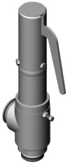 Клапан предохранительный цапковый 15с-1-1 DN 25 PN 1,0 МПа Т200 °С, корпус ст. 20