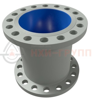 Обратный клапан поворотный фланцевый 19с38нж DN 700 PN 1,6 МПа У1, корпус ст. 20