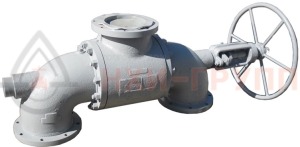 Переключающее устройство ПУ 150-40 23с17нж DN 150 PN 4 МПа У1, корпус ст. 20Л, класс герметичности «А» по ГОСТ 9544-2015