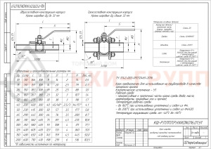 Кран шаровой разборный проходной полнопроходной под приварку ручной КШ-Р.П.ПП.П.Р.НХИ.050.016.01.У DN 50 PN 1,6 МПа, корпус ст. 20, класс герметичности «А» по ГОСТ 9544-2015