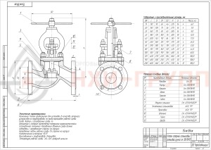 Запорный клапан сальниковый фланцевый ручной 15нж18нж DN 80 PN 2,5 МПа УХЛ1, корпус ст. 08Х18Н10, класс герметичности «А» по ГОСТ 9544-2015