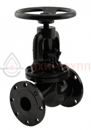 Запорный клапан сальниковый фланцевый ручной 15кч16п DN 80 PN 2,5 МПа У3, корпус чугун, класс герметичности «С» по ГОСТ 9544-2015