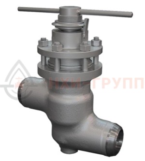 Запорный клапан сильфонный под приварку ручной 14с17п DN 150 PN 1 МПа У1, корпус ст. 20, класс герметичности «А» по ГОСТ 9544-2015