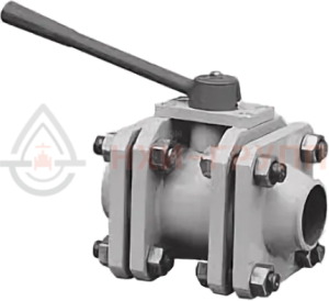 Кран шаровой полнопроходной фланцевый ручной МА 39015-01 DN 100 PN 1,6 МПа У1, корпус ст. 20Л, класс герметичности «А» по ГОСТ 9544-2015, с комплектом ответных фланцев 100-16-01-1-В-Cт. 20 ГОСТ 33259-2015, прокладками ПОН и крепежом (болты и гайки)
