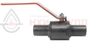 Шаровой кран разборный проходной полнопроходной под приварку ручной КШ-Р.П.ПП.П.Р.НХИ.040.160.01.У DN 40 PN 16 МПа, корпус ст. 20, класс герметичности «А» по ГОСТ 9544-2015
