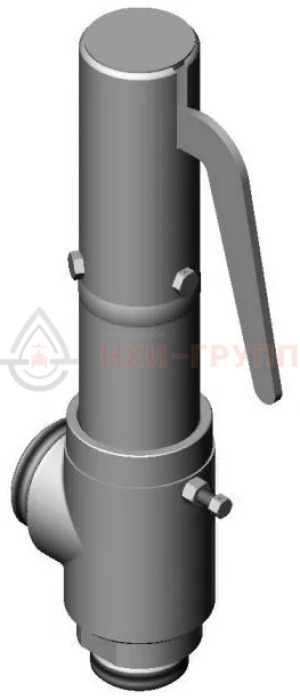 Предохранительный клапан цапковый 17с-1-3 DN 40 PN 1 МПа Т250 °С, корпус ст. 20