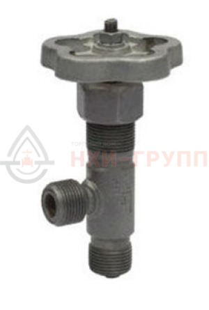 Запорный клапан сальниковый цапковый ручной 15с13бк DN 10 PN 2,5 МПа У1, корпус ст. 25, класс герметичности «А» по ГОСТ 9544-2015