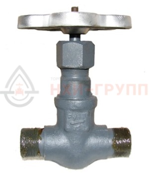 Запорный клапан сальниковый цапковый ручной 15с9п DN 15 PN 10 МПа У1, корпус ст. 25, класс герметичности «А» по ГОСТ 9544-2015