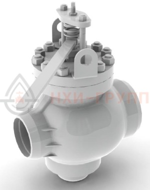 регулирующий клапан под приварку ручной 6с-13-3 DN 150 PN 10,0 МПа Т450 °С, корпус ст. 25Л