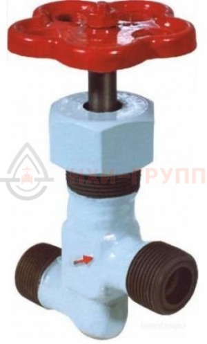 Запорный клапан сальниковый цапковый ручной 15с11бк DN 10 PN 2,5 МПа У1, корпус ст. 25, класс герметичности «А» по ГОСТ 9544-2015