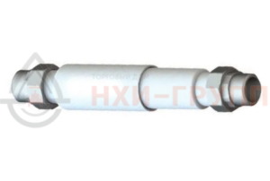 Многослойный компенсатор сильфонный осевой муфтовый DEK Lite G 32-16-60 L=285 мм, сильфон AISI 304/316, муфта резьбовая латунь