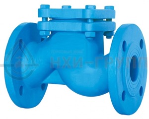Клапан обратный подъемный фланцевый 16нж10нж1 DN 65 PN 1,6 МПа УХЛ1, корпус ст. 10Х17Н13М2ТЛ
