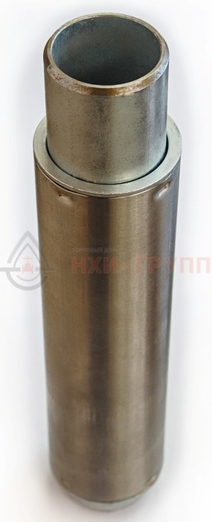 Декоративный компенсатор сильфонный осевой под приварку DEK Lite 25-16-50 L=285 мм, сильфон AISI 321/12X18Н10Т, патрубки ст. 20 оц.