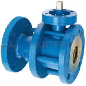 Шаровой кран разборный проходной полнопроходной фланцевый под электропривод КШ-Р.П.ПП.Ф.ЭП.НХИ.025.160.02.ХЛ1 DN 25 PN 16 МПа, корпус ст. 09Г2С, класс герметичности «А» по ГОСТ 9544-2015