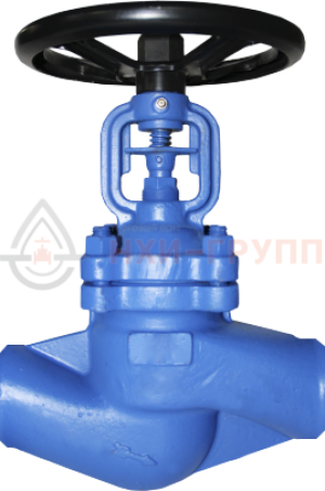 Запорный клапан сильфонный под приварку ручной 15нж66нж DN 20 PN 1,6 МПа УХЛ1, корпус ст. 12Х18Н9ТЛ, класс герметичности «А» по ГОСТ 9544-2015