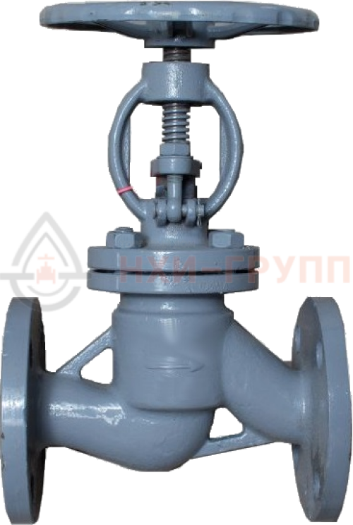 Клапан запорный сальниковый фланцевый ручной 15с65нж DN 40 PN 1,6 МПа У1, корпус ст. 25Л, класс герметичности «А» по ГОСТ 9544-2015