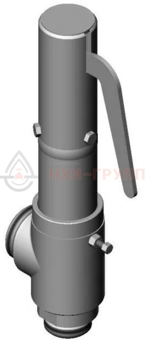 Клапан предохранительный цапковый 17с-1-3 DN 40 PN 1,0 МПа Т250 °С, корпус ст. 20