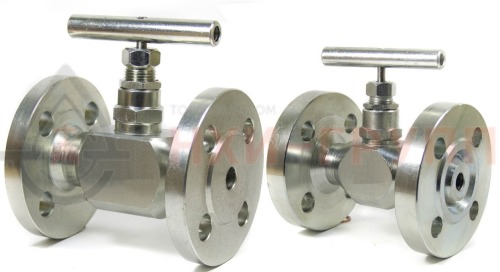 Клапан запорный сальниковый фланцевый ручной 15лс68нж DN 32 PN 2,5 МПа ХЛ1, корпус ст. 09Г2С, класс герметичности «А» по ГОСТ 9544-2015