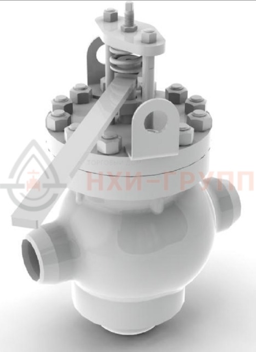 Клапан регулирующий под приварку ручной 6с-13-1 DN 80 PN 10,0 МПа Т450 °С, корпус ст. 25Л
