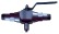Кран шаровой разборный трехходовой полнопроходной штуцерно-ниппельный ручной КШ-Р.ТХ.ПП.ШН.Р.НХИ.032.160.03.УХЛ1 DN 32 PN 16,0 МПа, корпус ст. 12Х18Н10Т, класс герметичности «А» по ГОСТ 9544-2015