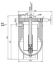 Конденсатоотводчик поплавковый 5с-1-2 DN 25 PN 10,0 Т450 °С, корпус ст. 20