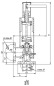 Клапан предохранительный фланцевый Т-32мс-2 DN 80 PN 6,4 МПа Т425 °С, корпус ст. 20